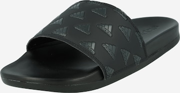 ADIDAS SPORTSWEAR Beach & Pool Shoes 'Adilette' in Black: front