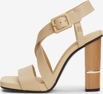 TOMMY HILFIGER Sandals in Beige: front