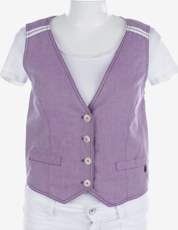 John Galliano Vest in XS in Purple: front