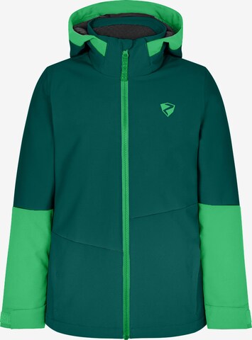 ZIENER Athletic Jacket 'Avak' in Green: front