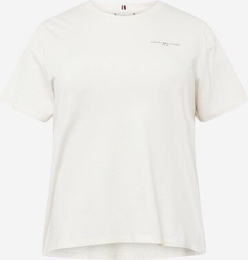 Tommy Hilfiger Curve Shirt in White: front