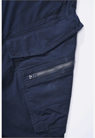 Coupe slim Pantalon cargo 'Adven' Brandit en bleu