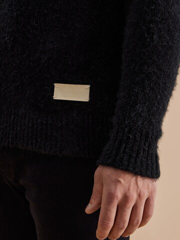 DAN FOX APPAREL Sweater 'Jonte' in Black