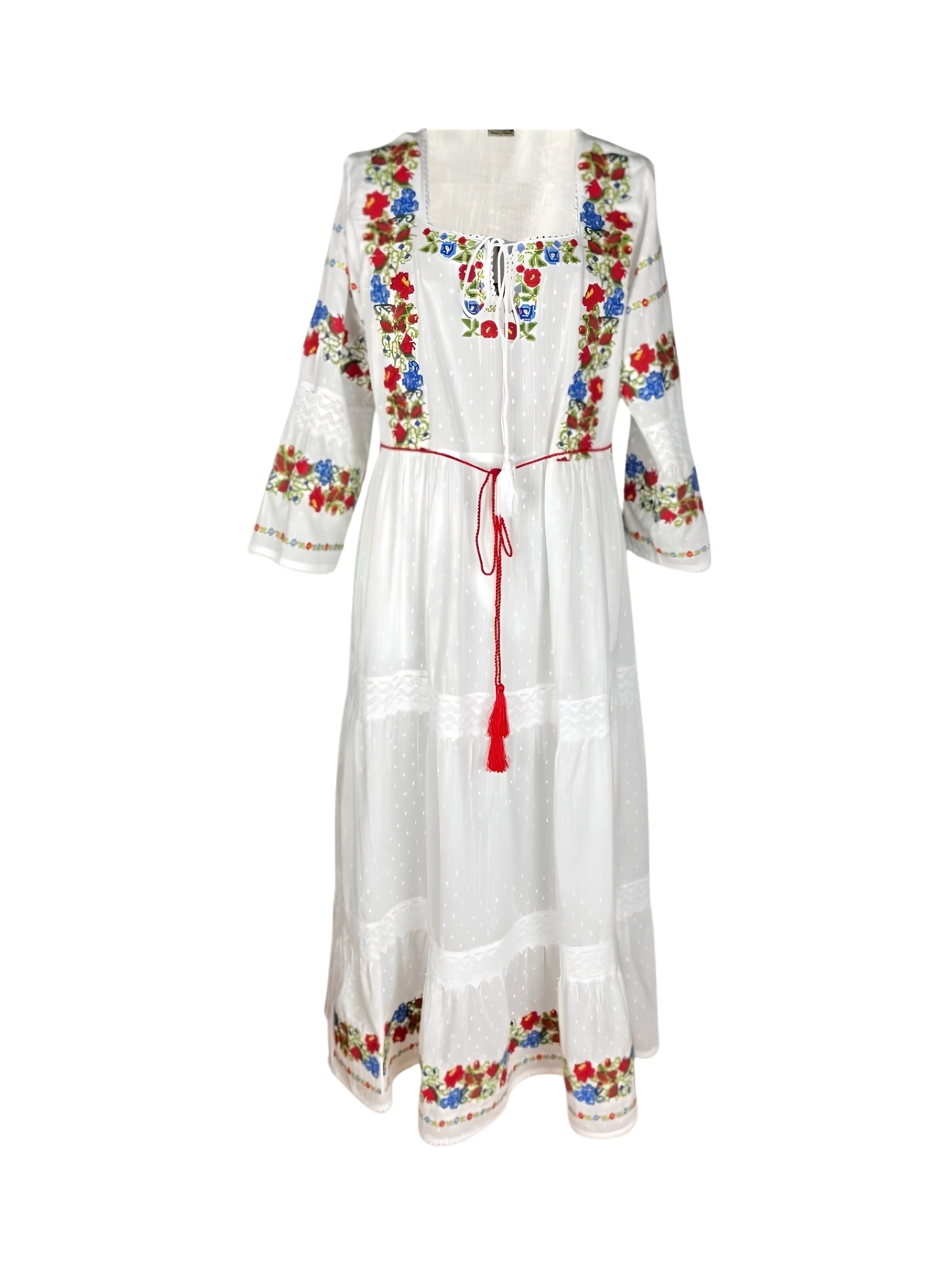 Rody’s forever - Vestido 'Damenkleid S25 weiß/grün , marimea XL' em branco