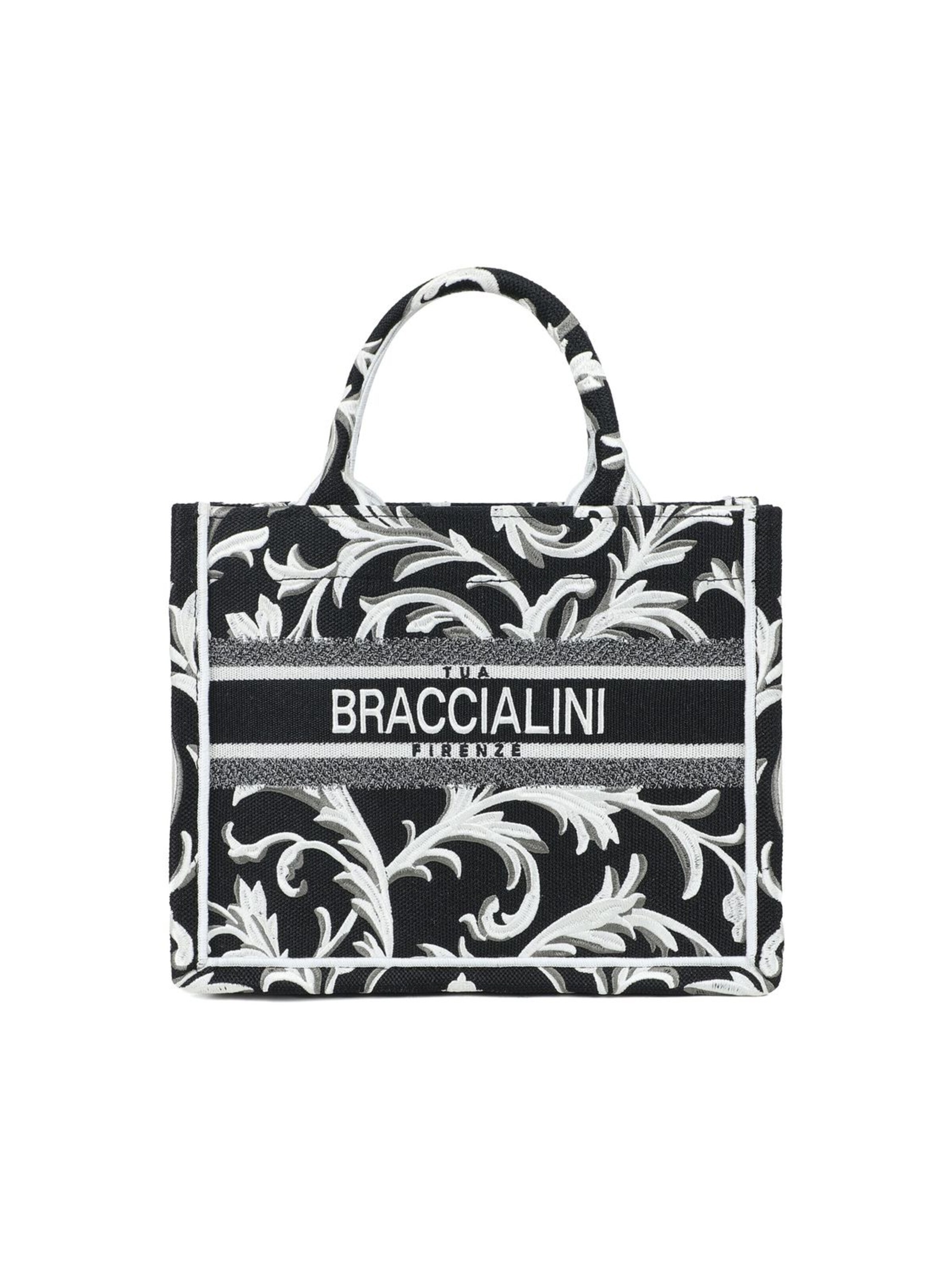 Borsa a mano 'Queen' di Braccialini in nero: frontale