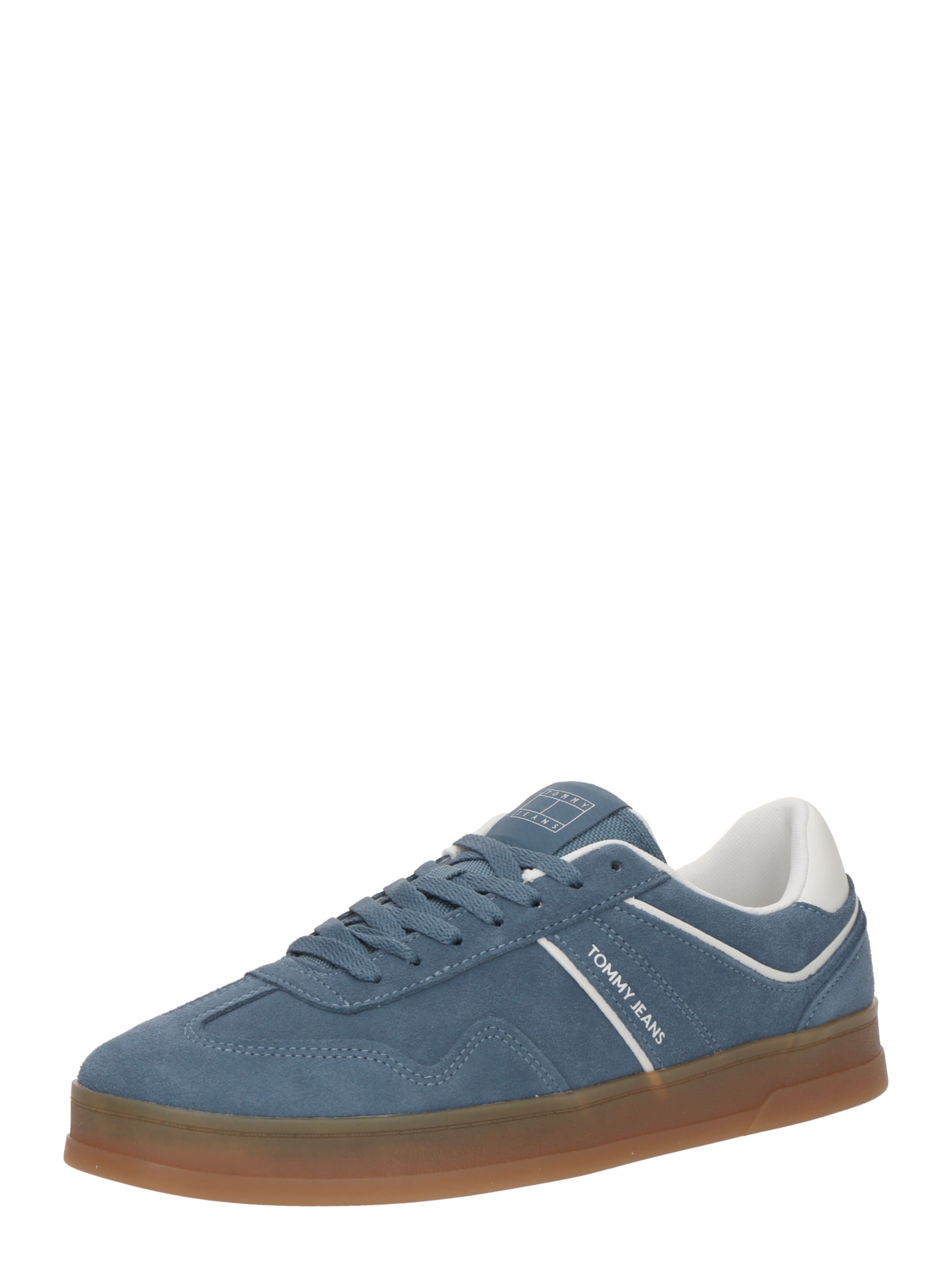 Tommy Jeans Platform trainers 'THE GREENWICH' in Blue: front
