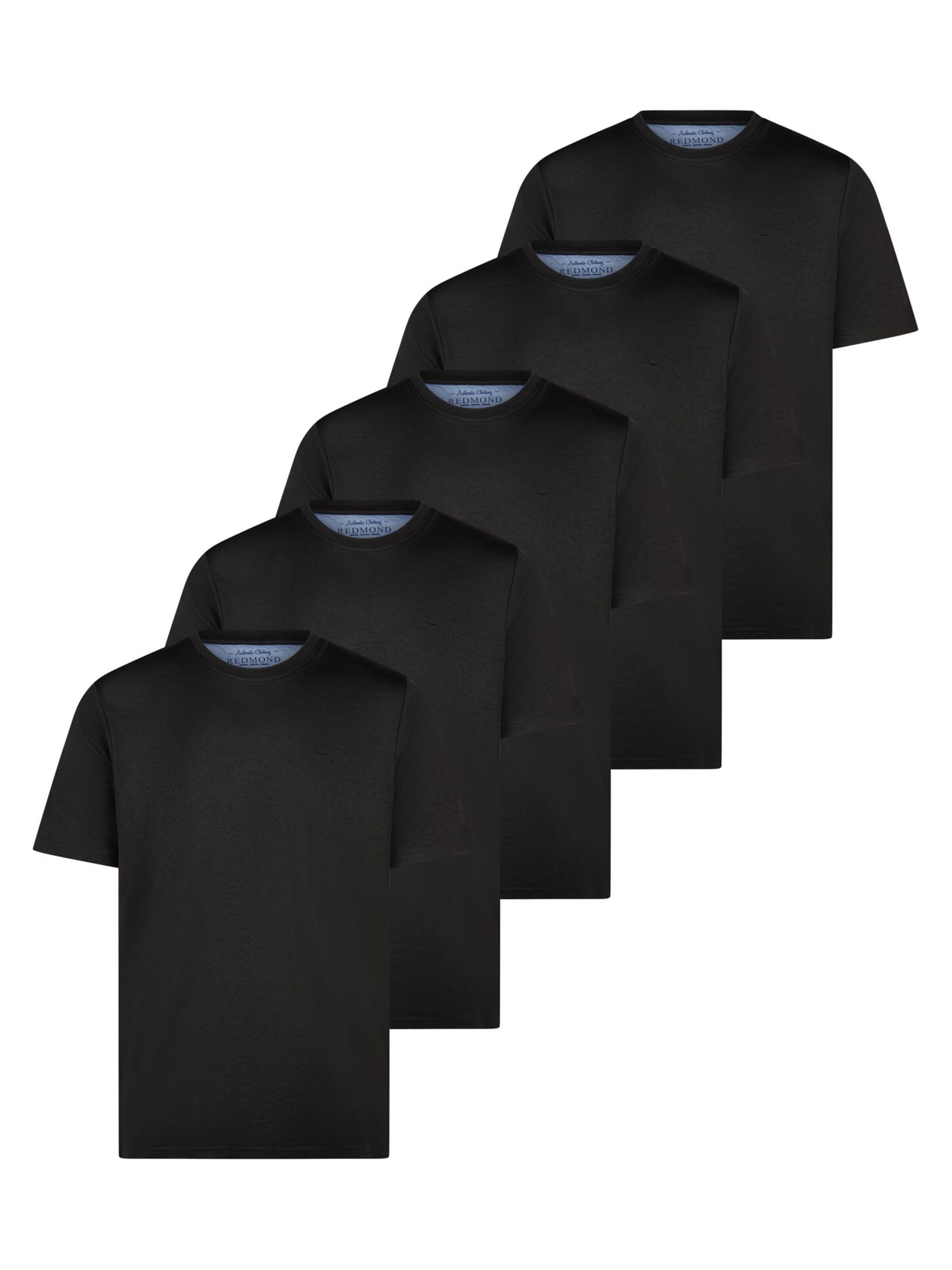 redmond Shirt 'Basic' in Black: front