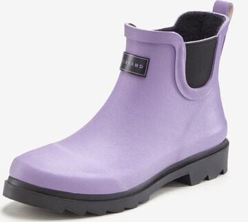 Bottes en caoutchouc Elbsand en violet : devant