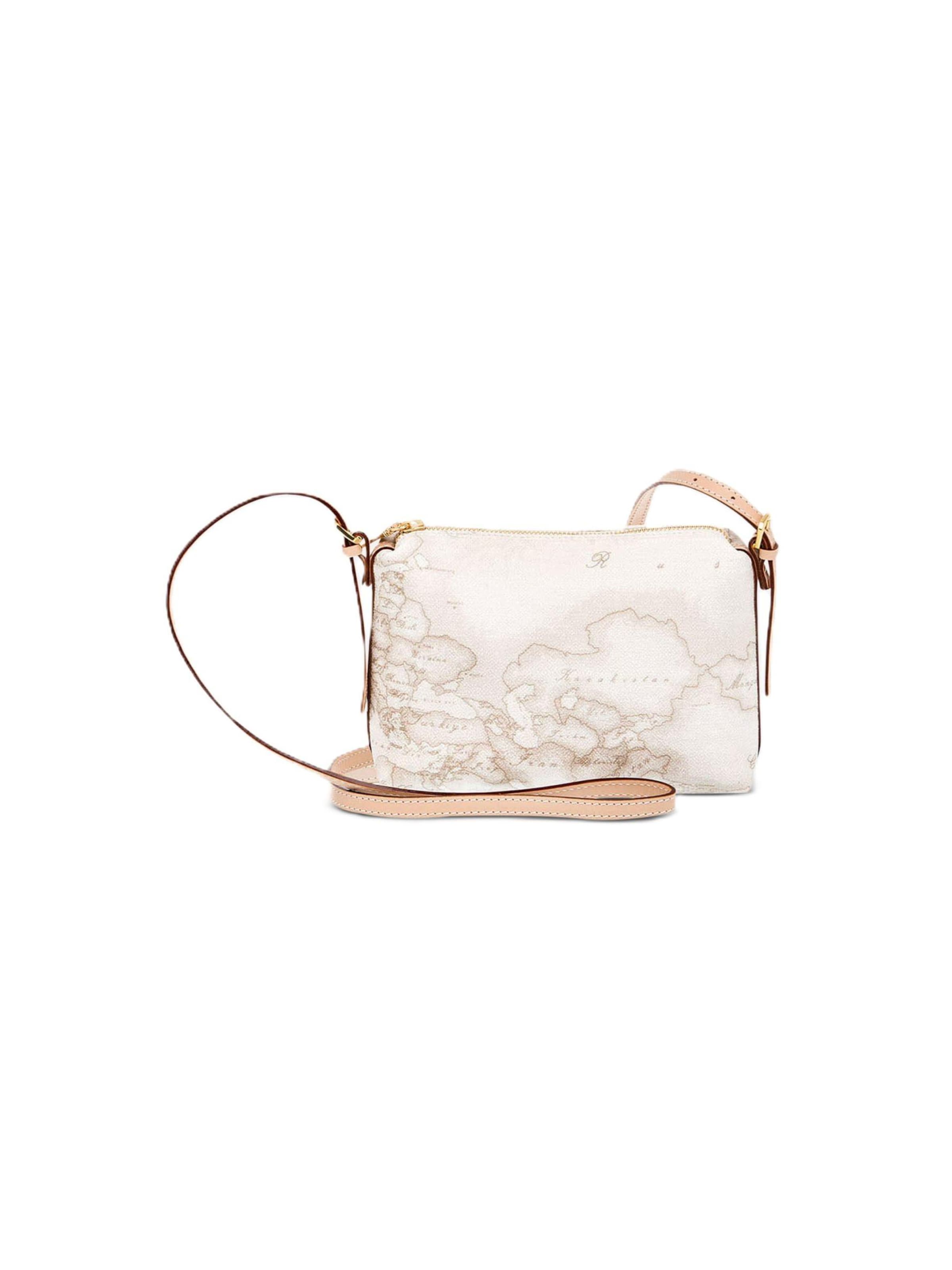 Borsa a tracolla di Alviero Martini in beige: frontale