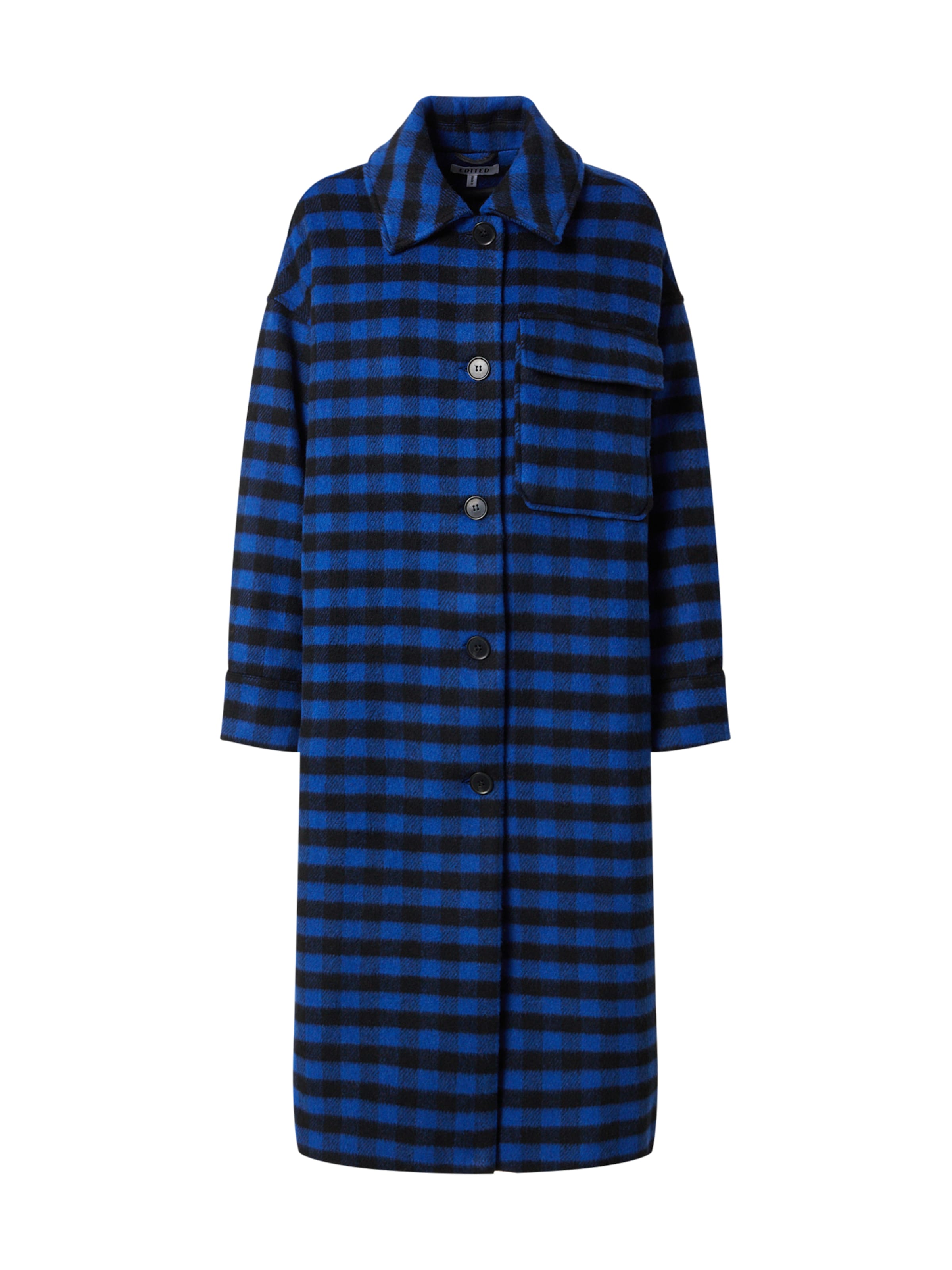 EDITED Ανοιξιάτικο και φθινοπωρινό παλτό 'Tamilla' σε ανάμεικτα χρώματα: μπροστά