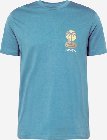 RVCA Tričko 'COBRA MIRAGE' – modrá: přední strana