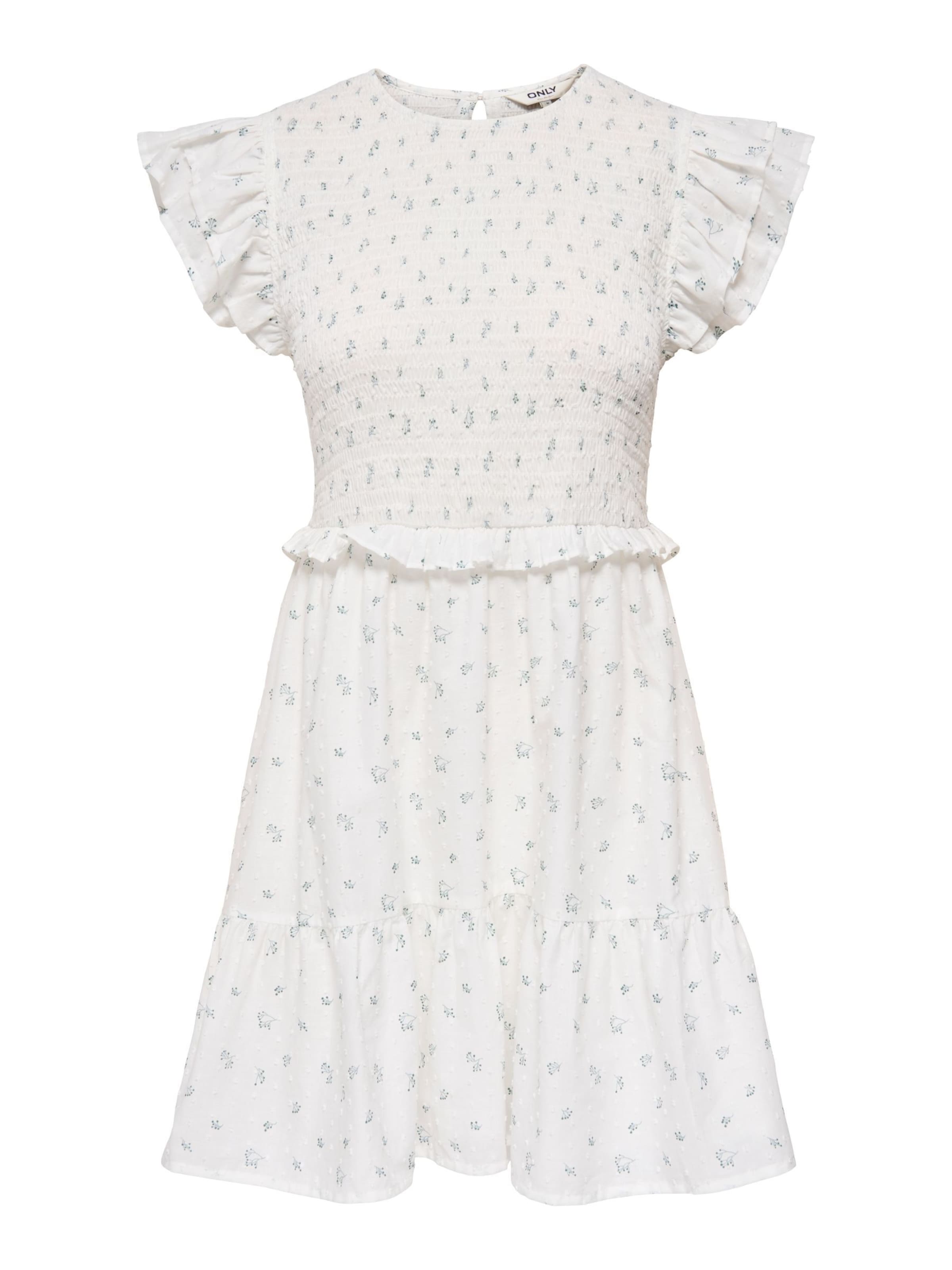 ONLY Robe 'ONLDIONE' en vert / blanc, Vue avec produit