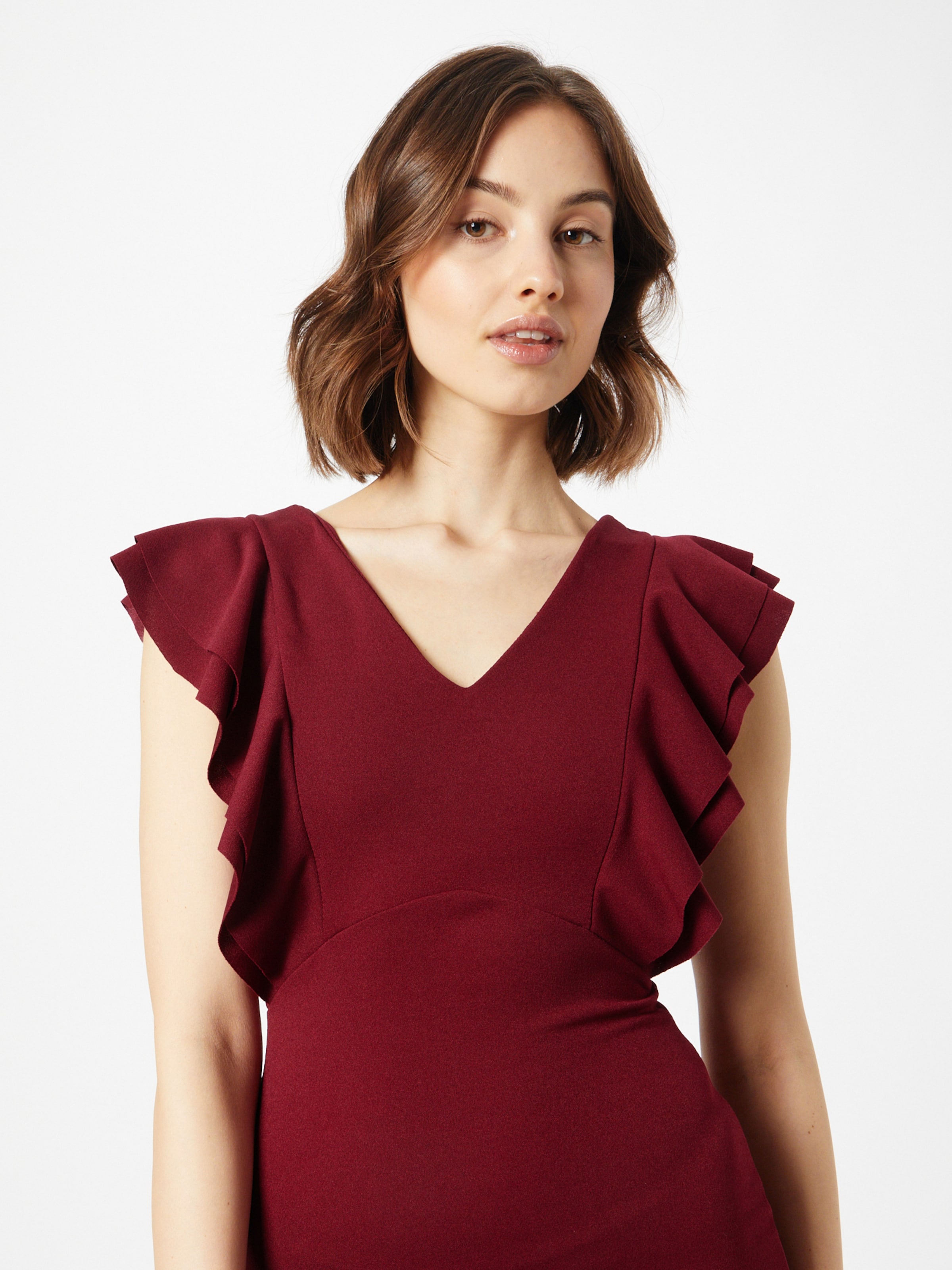 WAL G. Dress ALESSIA in Wine Red ABOUT YOU