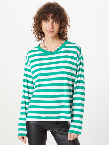 Monki - Camiseta en verde: frente