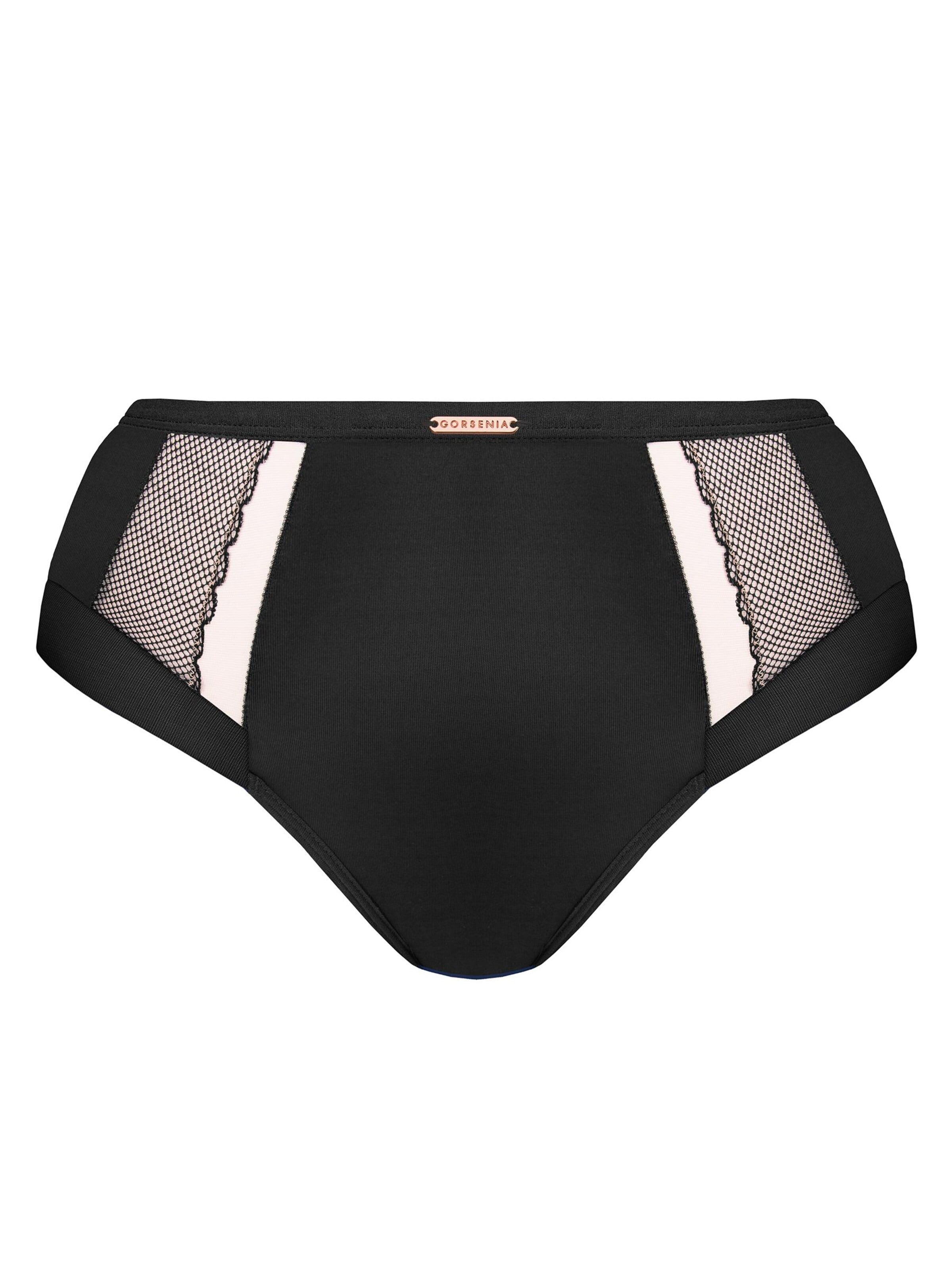 Gorsenia Slip 'K442/1 Luisse' in Zwart: voorkant