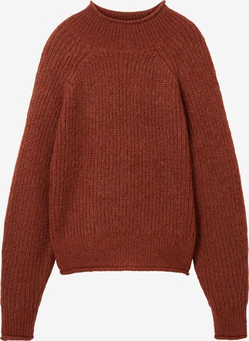 TOM TAILOR DENIM Pullover in Rot: predná strana