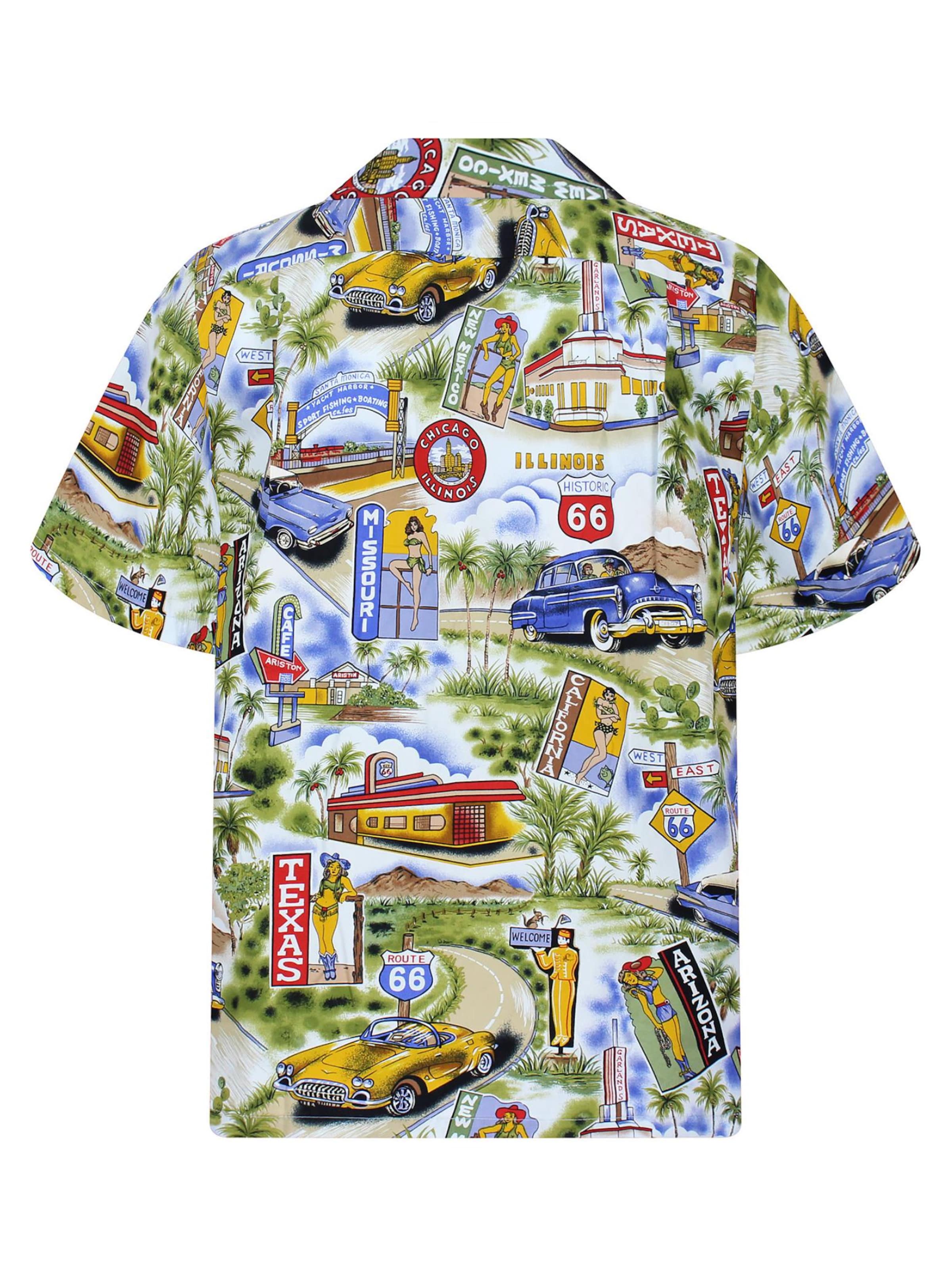 Pacific Legend Regular Fit Hemd 'Texas Arizona'‌‌‌‌ in Blau