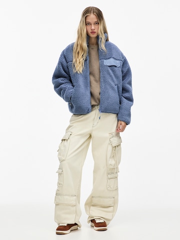 Pull&Bear Sweatjacke in Blau