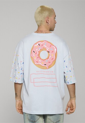 2Y Premium T-Shirt 'Sprinkle Donut' in Blau: Vorderseite