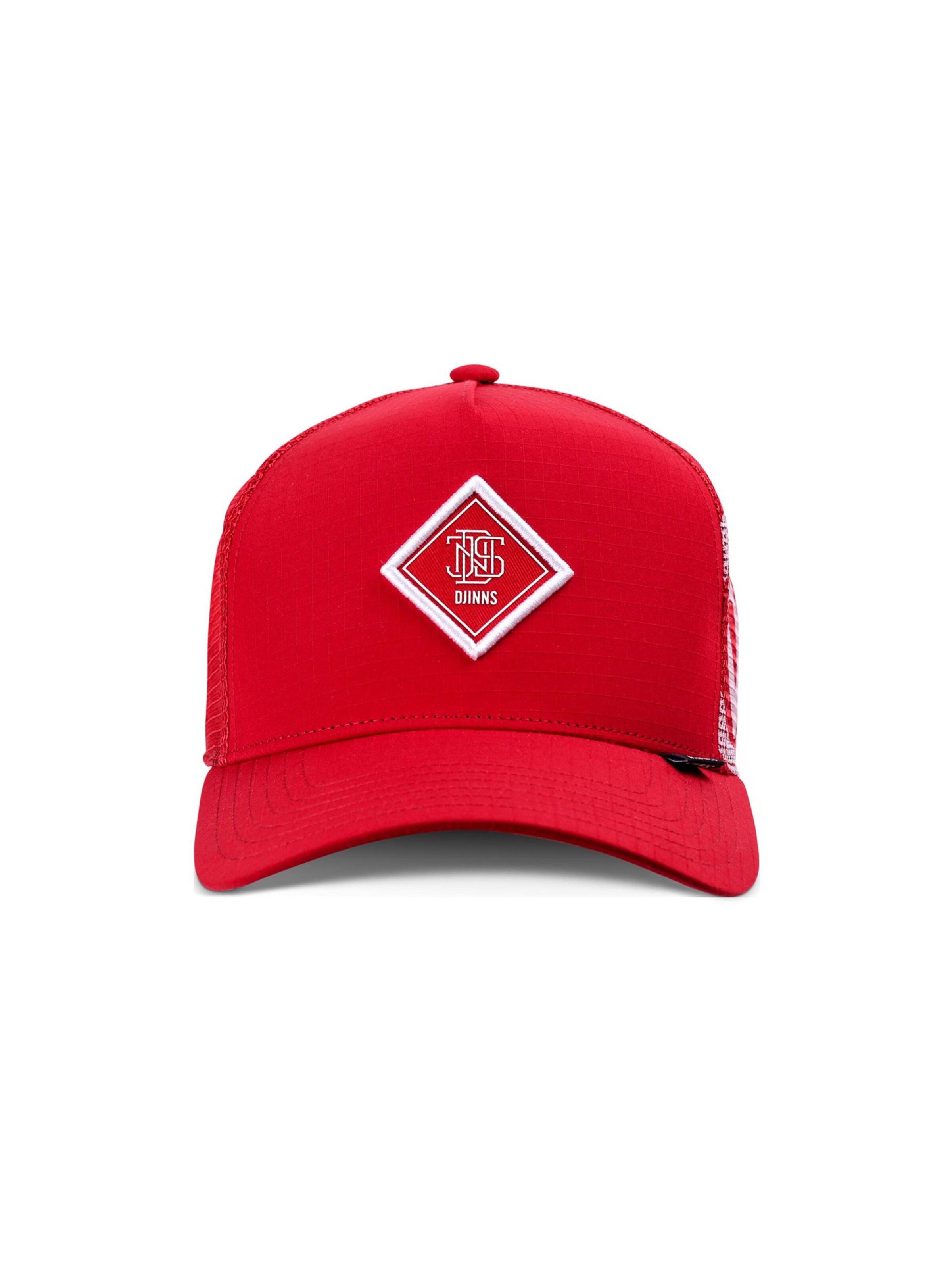 DJINNS Kšiltovka 'Big RipStop' – červená