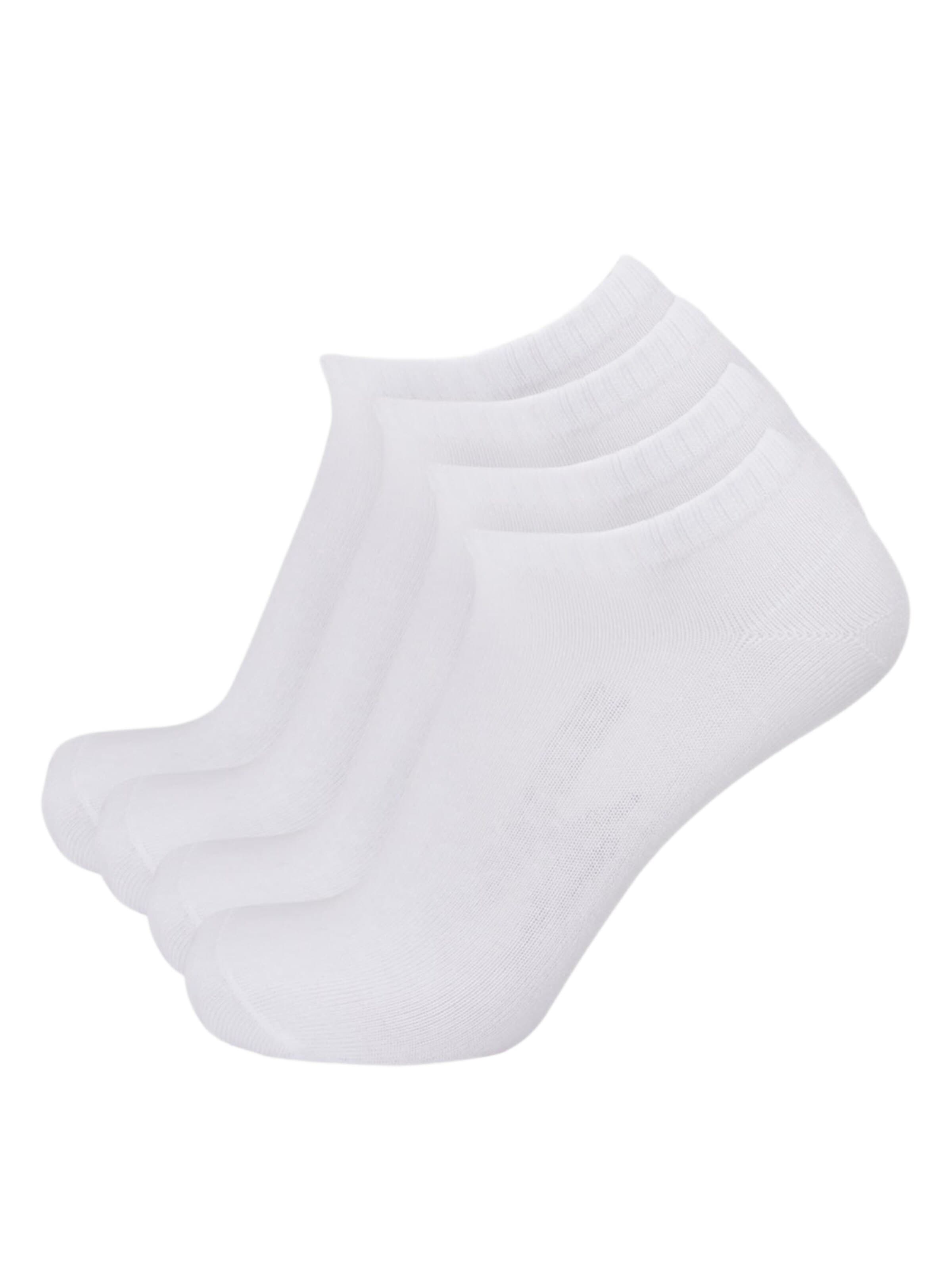 SWEDEMOUNT - Calcetines invisibles en blanco: frente