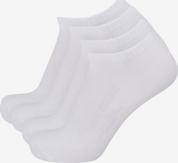 SWEDEMOUNT - Calcetines invisibles en blanco: frente