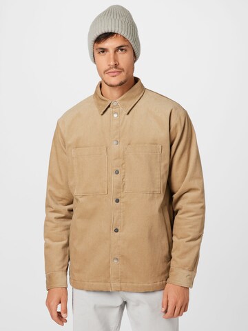 Veste mi-saison JACK WOLFSKIN en beige : devant