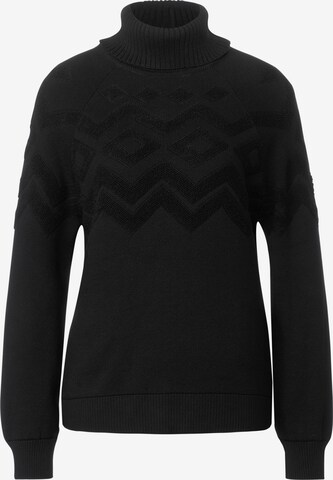 STREET ONE Sweater in Black: front