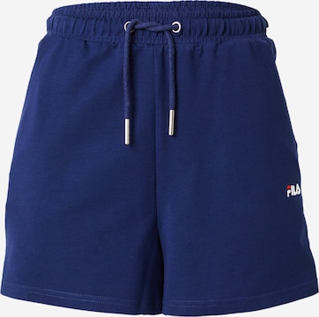 FILA Regular Workout Pants 'Brandenburg' in Blue: front