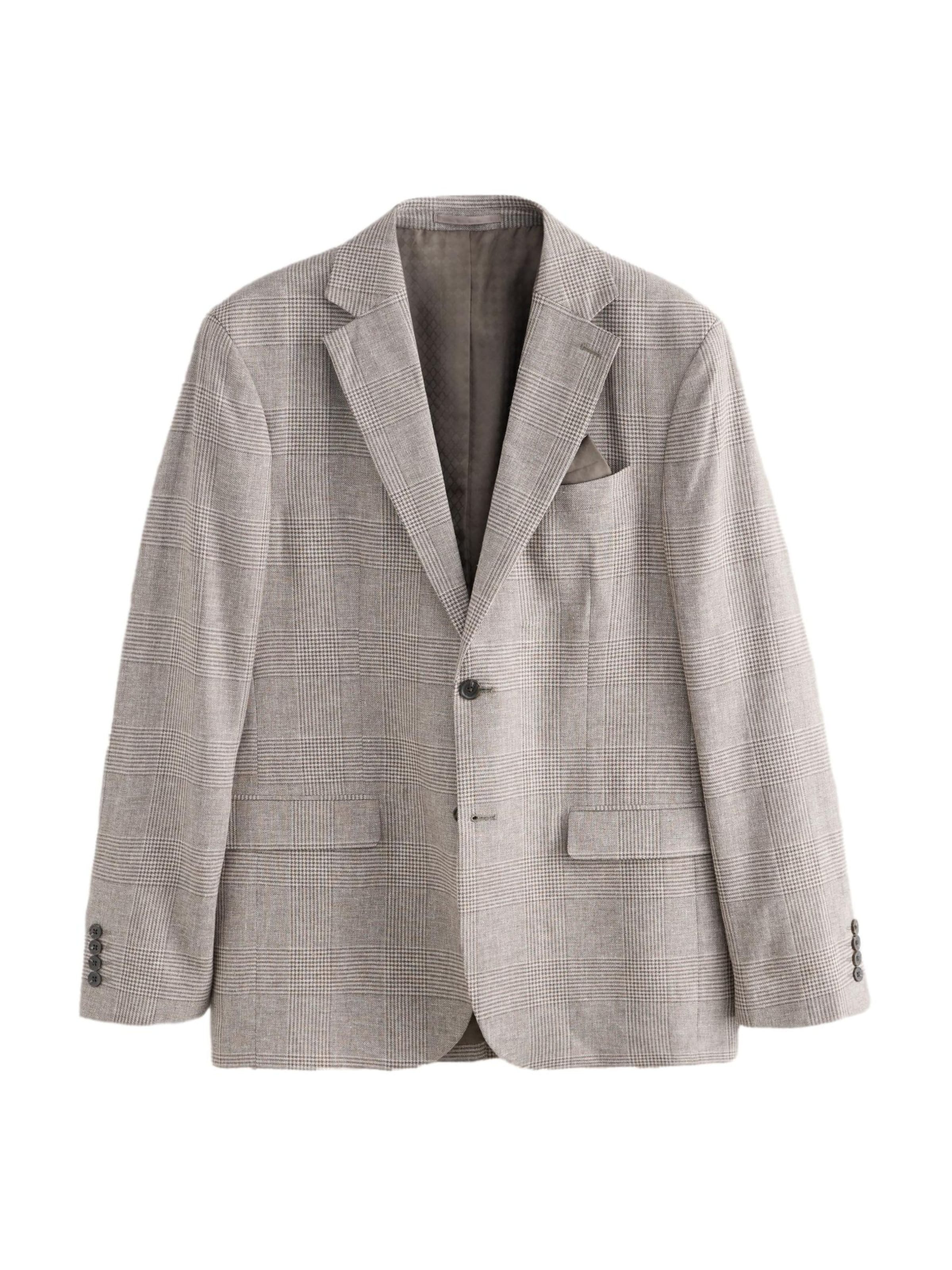 Next Veste de costume en marron / gris, Vue avec produit