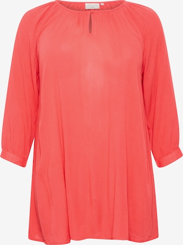 KAFFE CURVE Tunic 'Ami' in Red: front