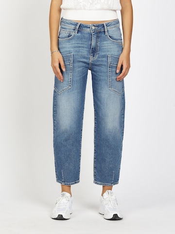 Gang Baggy Hose '94IDA WORKER ' in Blau: Vorderseite