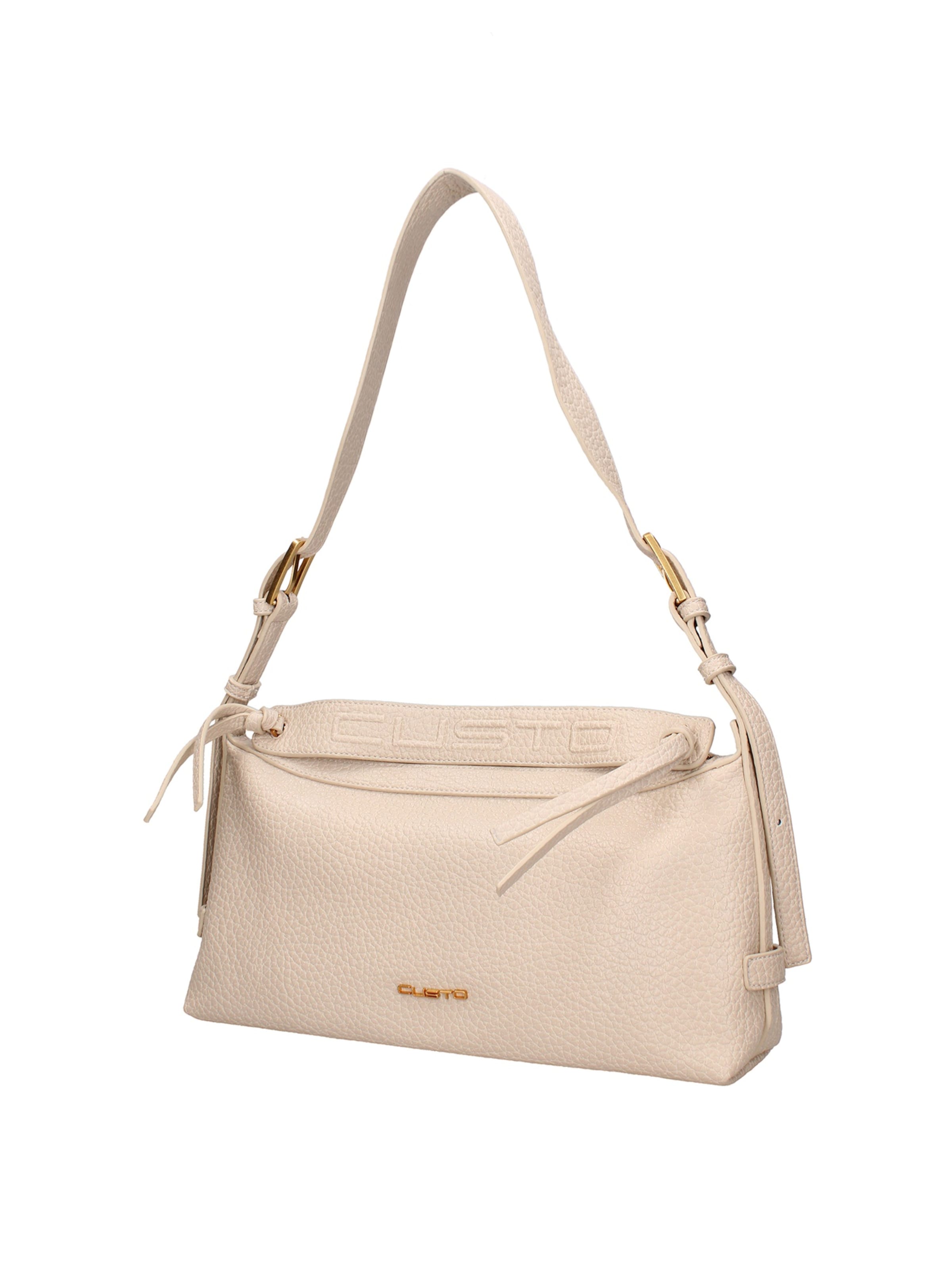 Sac bandoulière Custo Barcelona en beige : devant