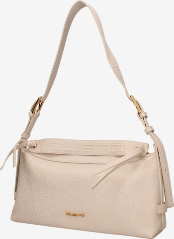 Borsa a spalla di Custo Barcelona in beige: frontale