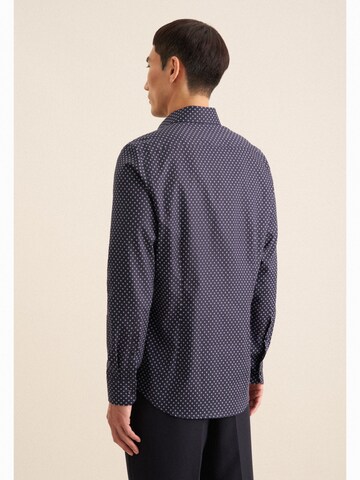 SEIDENSTICKER Slim Fit Hemd in Blau