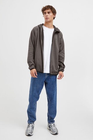 North Bend Fleece jas 'Bartos' in Grijs