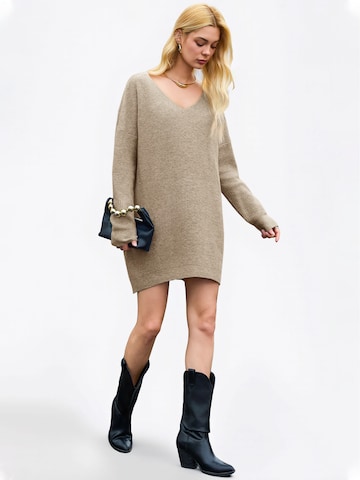 Imily Bela Pletena obleka | zelena barva