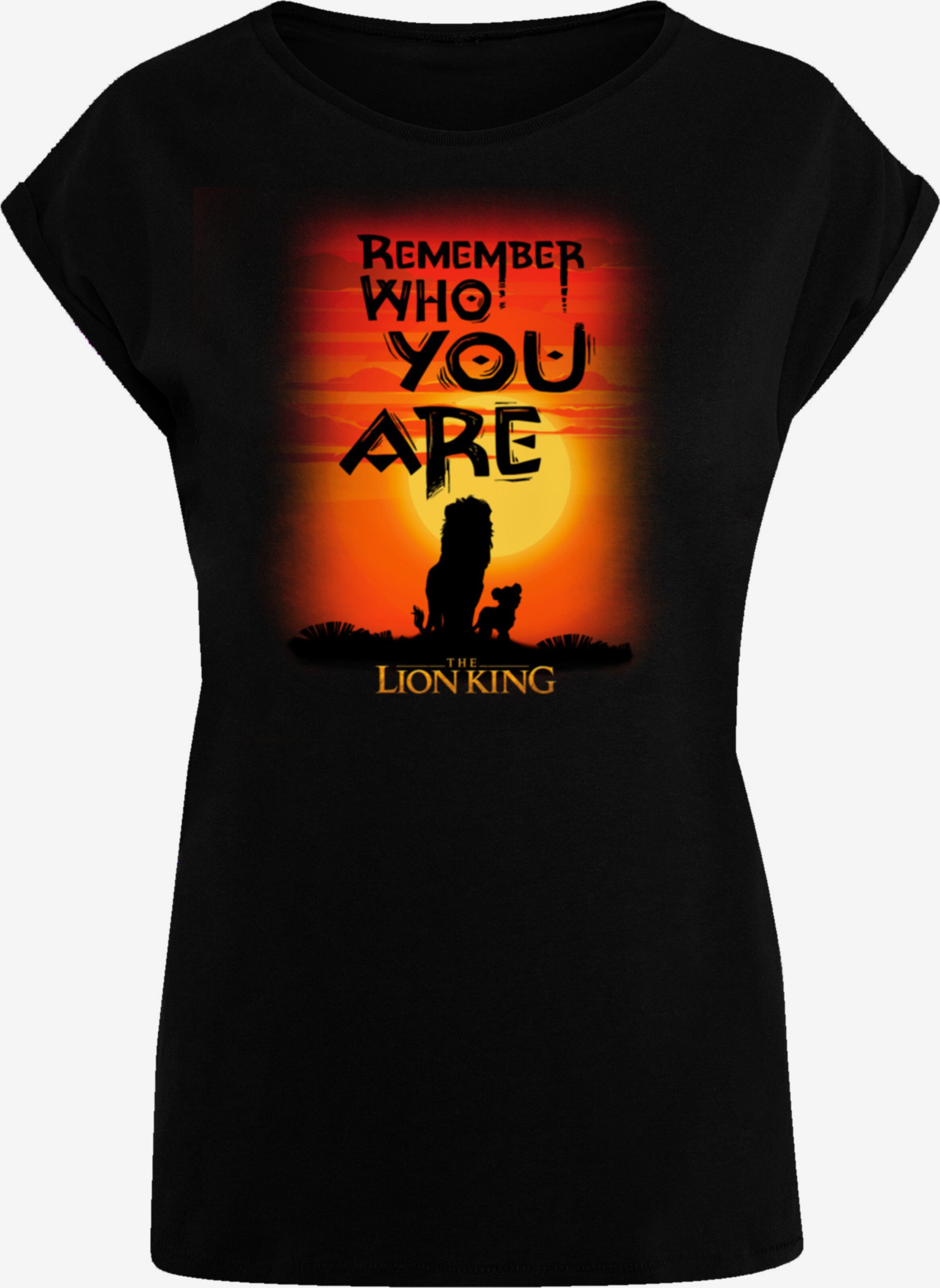 F4NT4STIC Shirt 'Disney König der Löwen Sundown' in Schwarz | ABOUT YOU