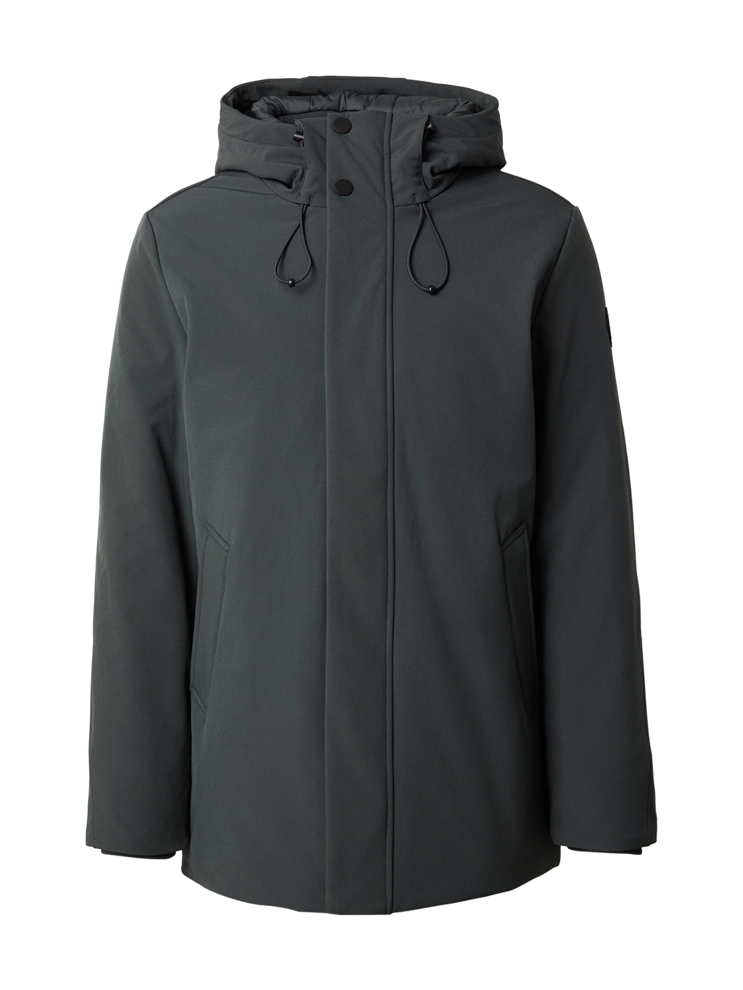 No Excess Zimní bunda – šedá: přední strana