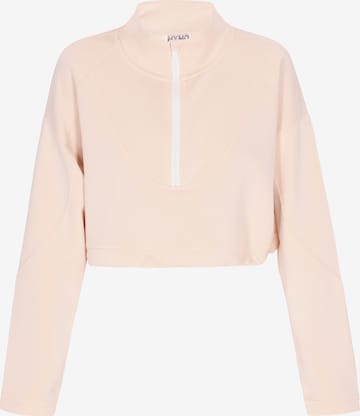 myMo ATHLSR Collegepaita 'Fashion Look' värissä beige: etupuoli