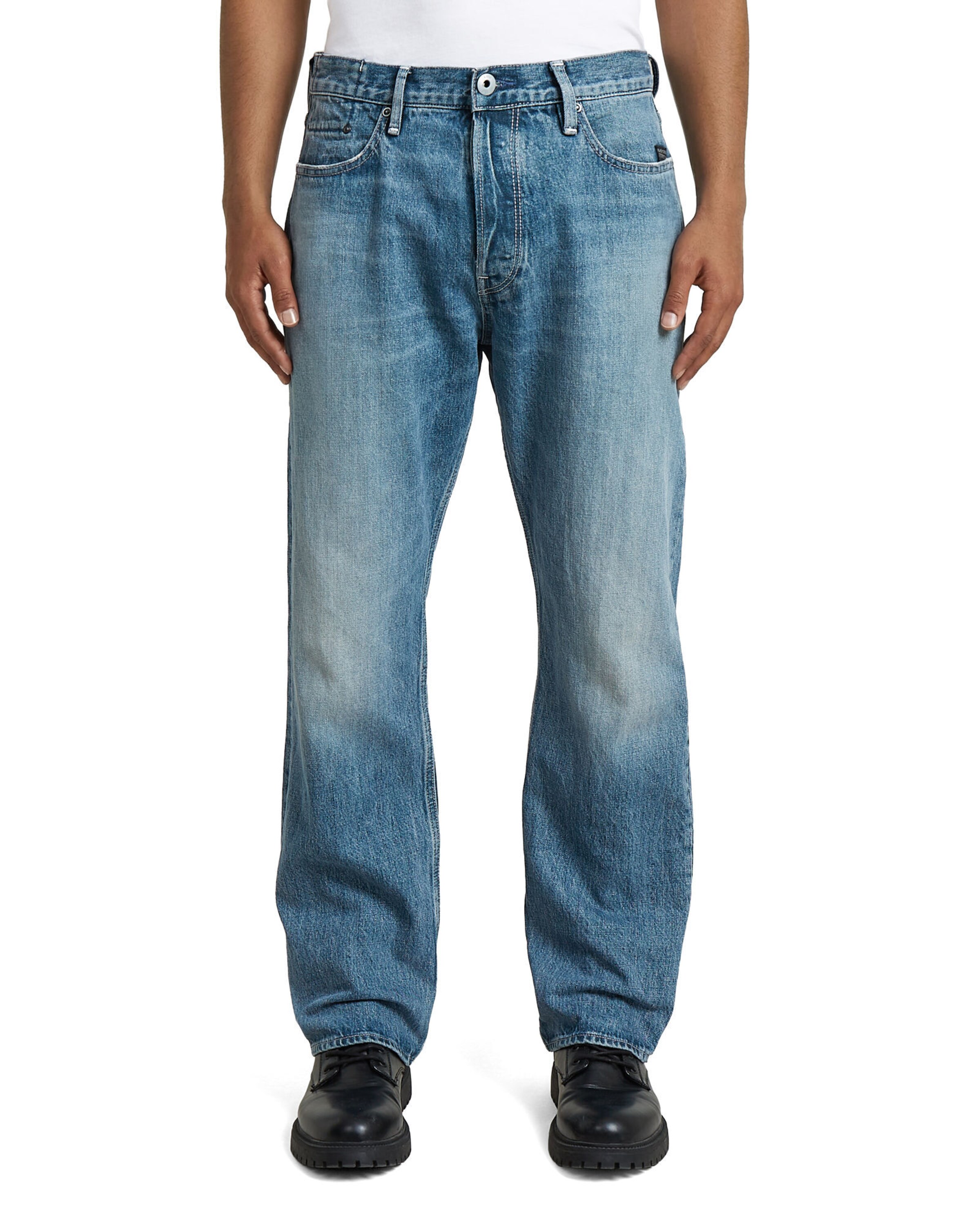 G-STAR Loose fit Jeans 'Dakota Straight Jeans' in Blue: front