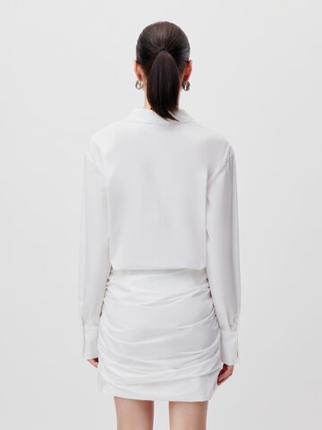 LeGer by Lena Gercke Skjortklänning 'Marina' i vit