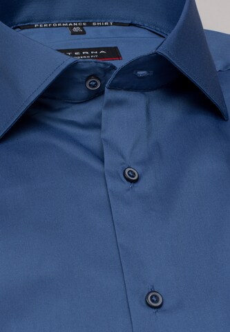 ETERNA Slim fit Overhemd in Blauw