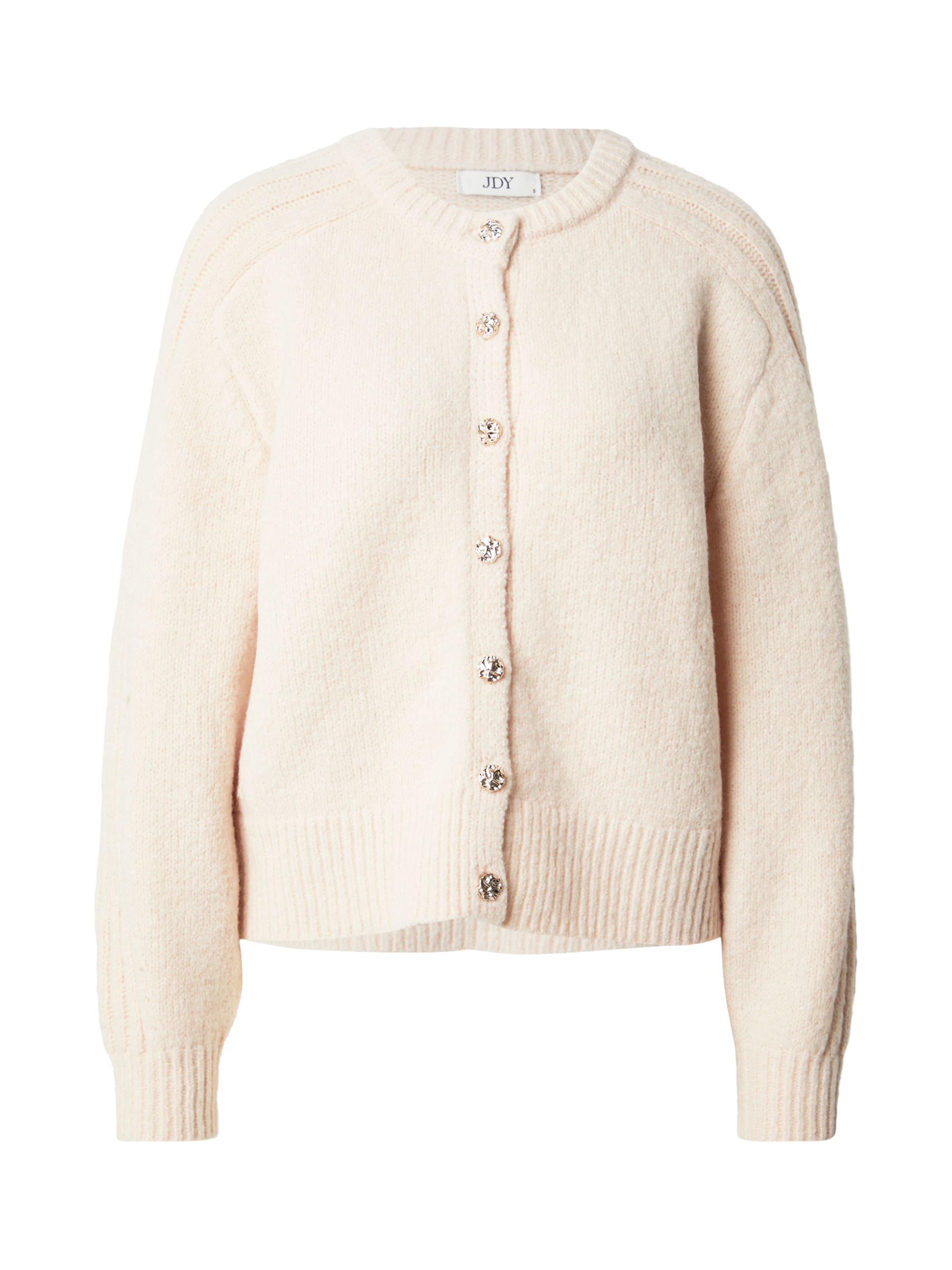 JDY Gebreid vest &#x27;JDYGWEN&#x27; in Beige: voorkant