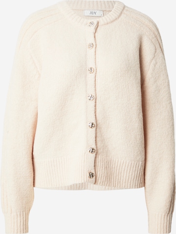 JDY Strickjacke 'JDYGWEN' in Beige: Vorderseite