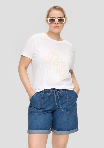 QS T-Shirt in Weiß: Vorderseite