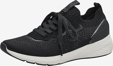 TAMARIS Sneakers laag in Zwart: voorkant