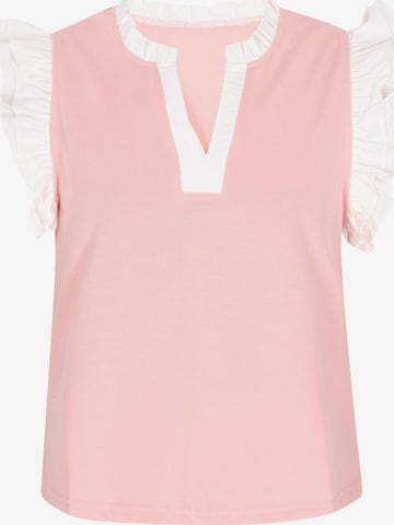 NOOTKI - Top 'Fashion Look' em rosa: frente