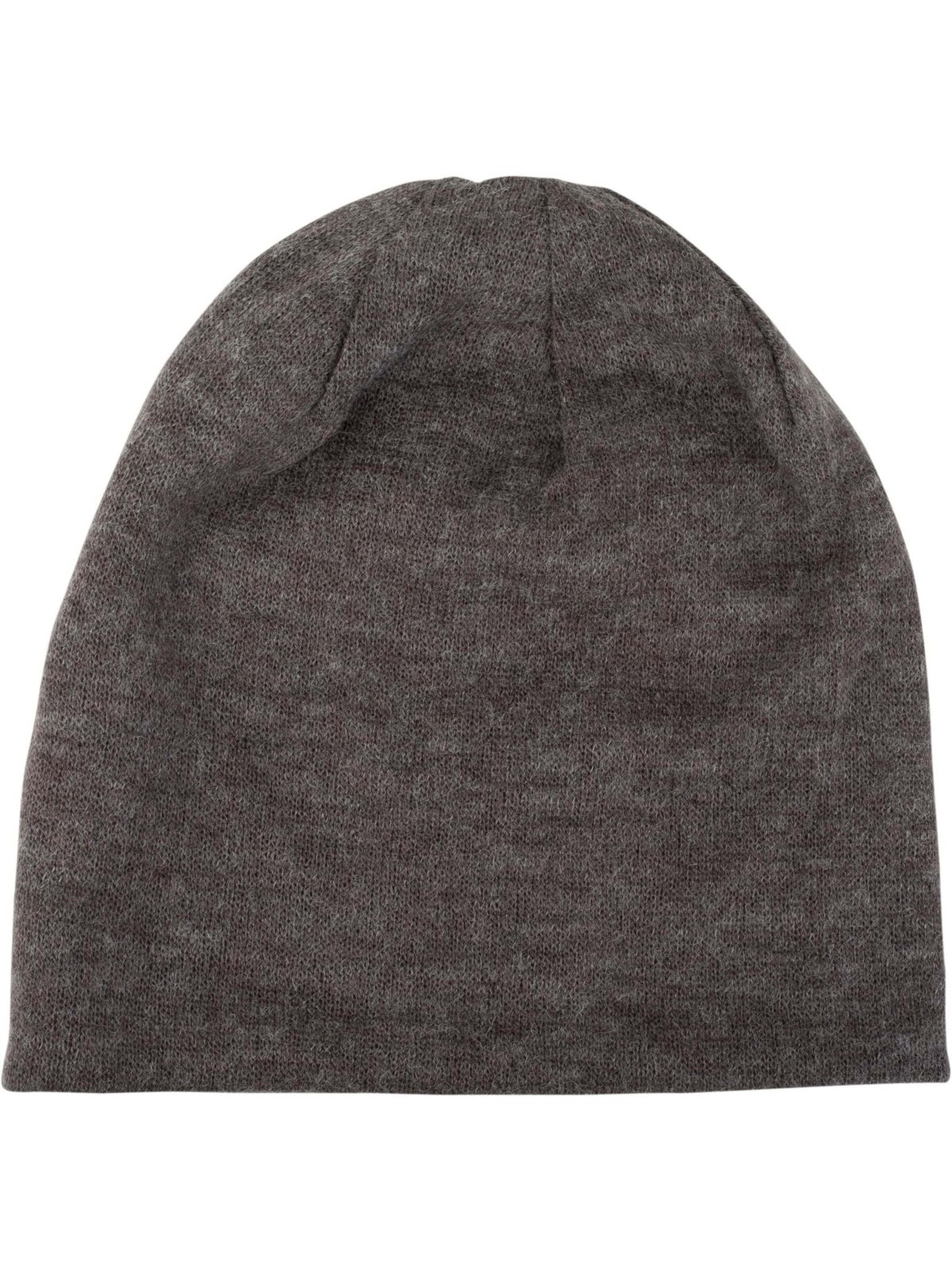 styleBREAKER Mütze 'Feinstrick Beanie Meliert'‌‌‌‌‌‌ in Grau