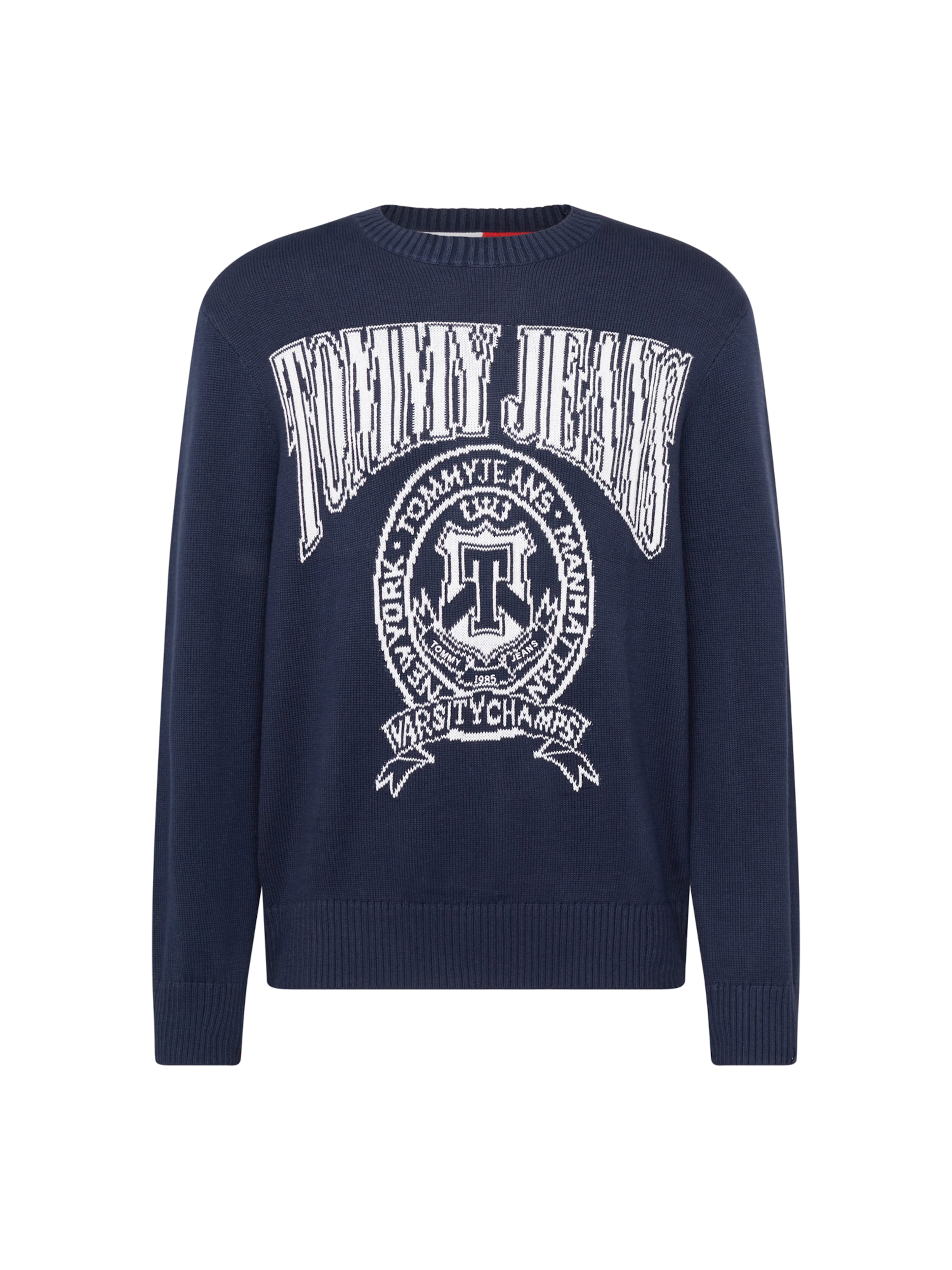 Pull-over Tommy Jeans en bleu : devant